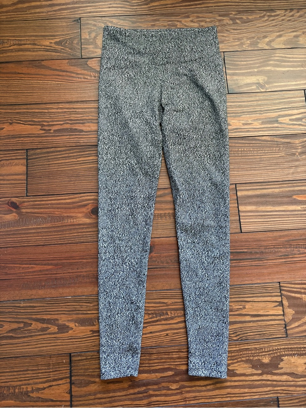 Kyodan Marled Black & White High-Waist Leggings